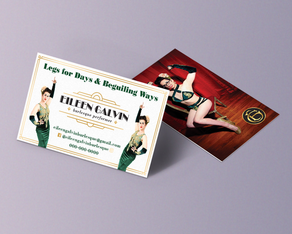 Burlesque Business Cards